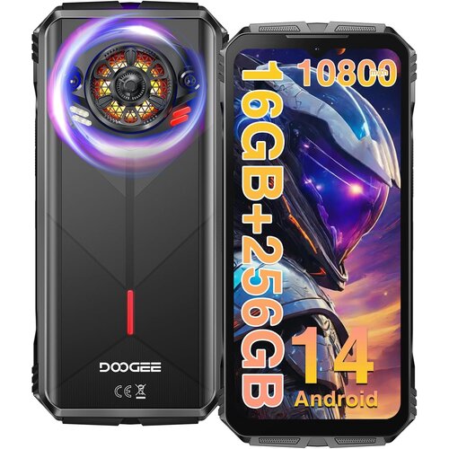 Doogee S Punk 16/256GB, črn pametni robustni telefon Android 14, 10800mAh, (21339550) Cene