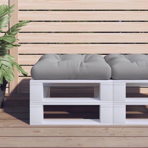 vidaXL Jastuk za palete sivi 60 x 60 x 12 cm od tkanine Cijene