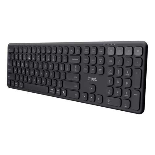 Trust Vaiya tipkovnica Univerzalno USB + RF Wireless + Bluetooth US Angle&amp;scaron;čina Črna Slike