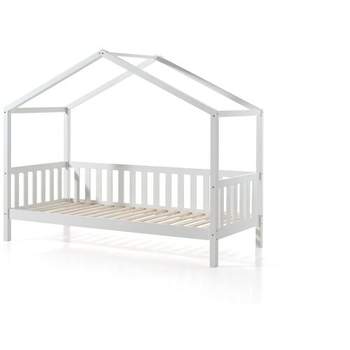 Vipack bijeli dječji krevet u obliku kućice od borovine Dallas, 90 x 200 cm Cijene