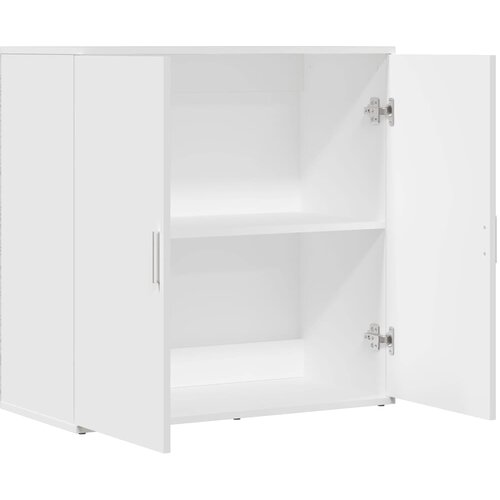  Komoda bijeli 79x38x80 cm od konstruiranog drva Slike