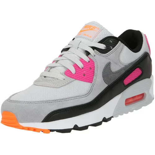Nike Sportswear Niske tenisice 'AIR MAX 90' svijetlosiva / roza / crna