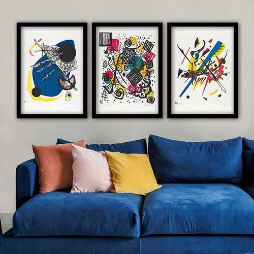 Wallity Set uramljenih slika 3SC_UN2968530 , 3 Dela Cene