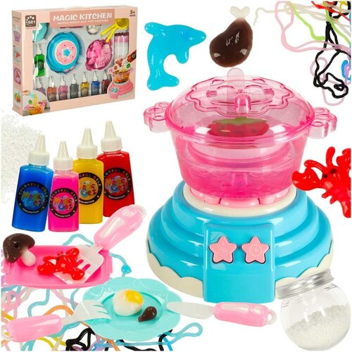  Kreativni set &amp;ldquo;Magic Kitchen&amp;rdquo; &amp;ndash; gel za izradu 3D figurica, 62 dijela, plavi Slike
