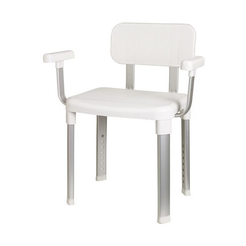 ANSAN Stolica za kupatilo sa naslonjačem bijela CAPPADOCCIA M-KV19-01 Slike