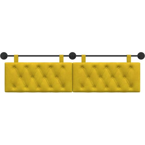  Držeće uzglavlje Zidne Žuta 170 x 55 x 7 cm Bar&amp;scaron;un - Žuta 160 cm bez LED Slike