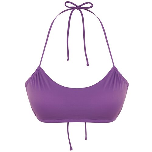 Trendyol Bikini Top - Purple - Plain Slike