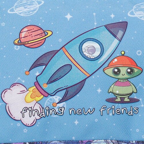 Enso New Friends prazna pernica sa 3 pregrade - Plava ( 98.943.21 ) Slike