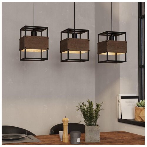 Eglo 43805 - visilica na sajli evesham 3xE27/40W/230V Slike