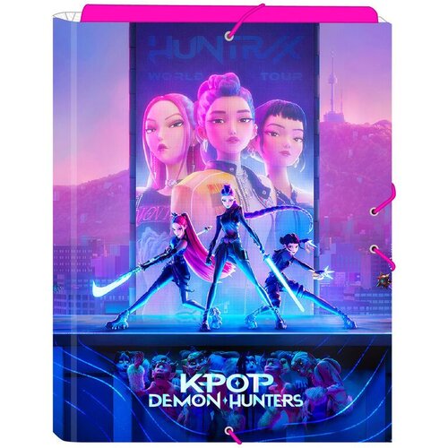 KPop Demon Hunters Mapa A4 s 3 preklopa i elastičnim zatvaranjem Cijene
