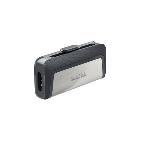 Sandisk USB pomoćna memorija Smartphone/tablet Ultra&amp;reg; DualDrive Srebrna 128 GB USB 3.0, USB-C&amp;trade; Slike