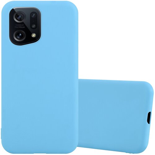 Cadorabo Case, združljiv z OPPO v Candy Blue - za&scaron;čitni pokrov iz fleksibilnega silikona TPU, (20617616) Cene