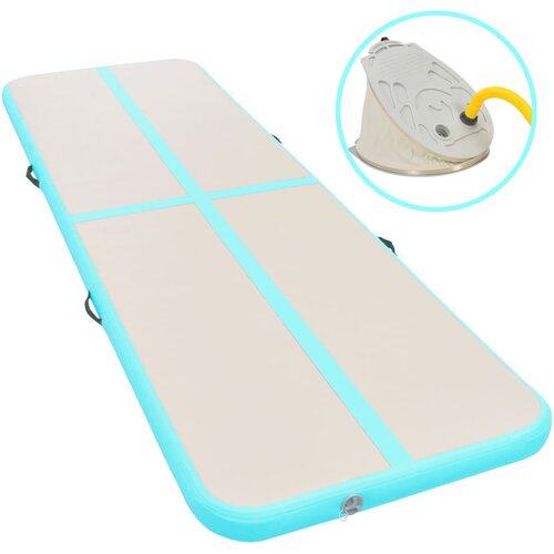  Strunjača na napuhavanje s crpkom 400 x 100 x 10 cm PVC zelena Cijene