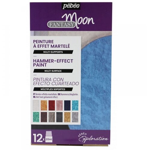 Set boja Pebeo Fantasi Moon Hammer-effect - 12 x 20 ml (Boja) Slike