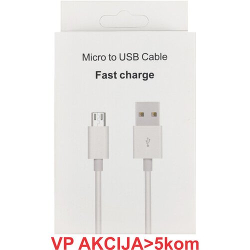Gembird USB 2,0 kabal A-microB 1m, GEMBIRD CCP-mUSB2-AMBM-W-1M, bijeli Cijene