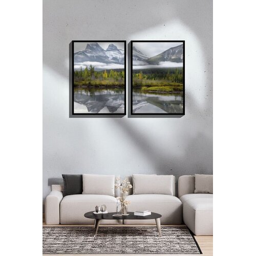 Wallity Uramljena slika Ersy2Limodel17, 33x48 cm, 2 dijela Cijene