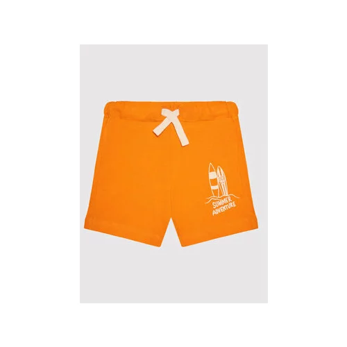United Colors Of Benetton Športne kratke hlače 3BL0G900G Oranžna Regular Fit