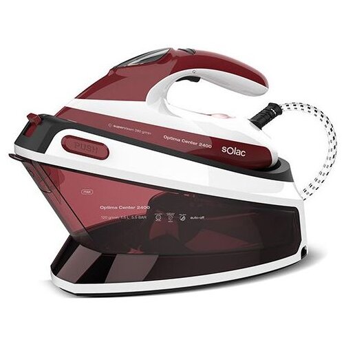 Solac Parna stanica CPB6050, 2400W, 1.5l, Bordo-bela Slike