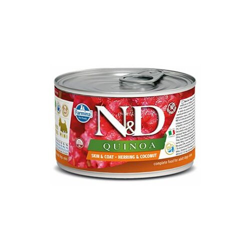 Nuevo N&D hrana u konzervi za pse - skin & coat - haringa i kokos mini 140gr Cene