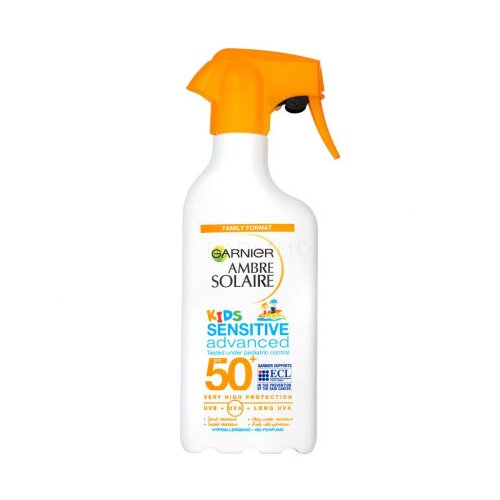 Garnier Ambre Solaire Kids Sensitive Advanced Spray vodoodporna za&scaron;čita pred soncem za telo 270 ml Cene