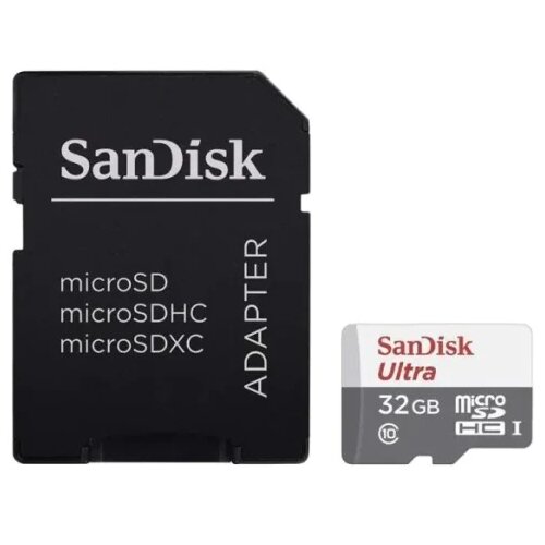 Sandisk Micro SD Card 32GB Ultra Class 10 SDSQUNR-032G-GN3MA Cene