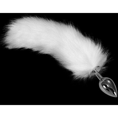 Lovetoy 2024 Analni Čep Lovetoy Metal Anal Tail White 2 Slike