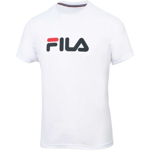 Fila Majice s kratkimi rokavi Classic Logo Tennis Bela Cene