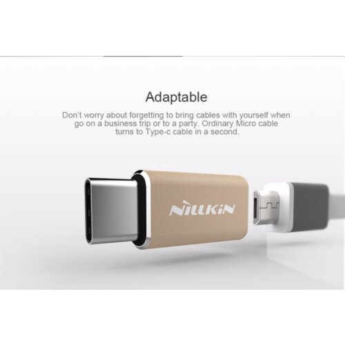Nillkin adapter Type C - MicroUSB siv Cene