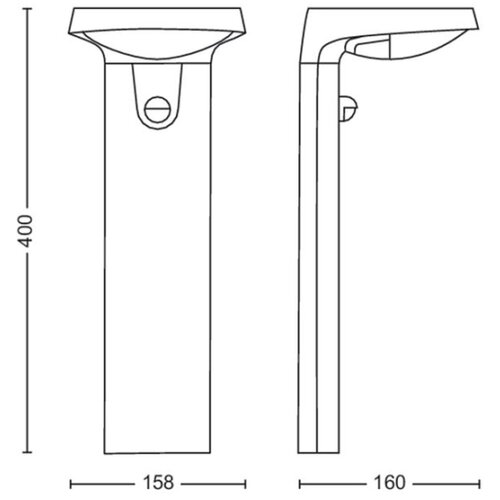 Philips LED solarna lampa sa senzorom TYLA LED/1,2W/4V 4000K IP44 Slike