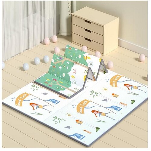 Duck bear sklopiva podloga za igru od pene - drvo sa brojevima + gymnastika (177x196x1cm) Cene