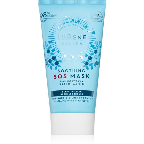 Lumene HERKK&amp;Auml; Soothing SOS vlažilna maska za občutljivo in suho kožo 75 ml Slike
