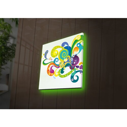 Wallity Slika sa LED osvetljenjem 2828DACT-31, 28x28 cm Cene