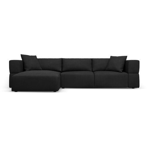 Milo Casa Crna kutna garnitura (s lijevim kutom) – Cijene