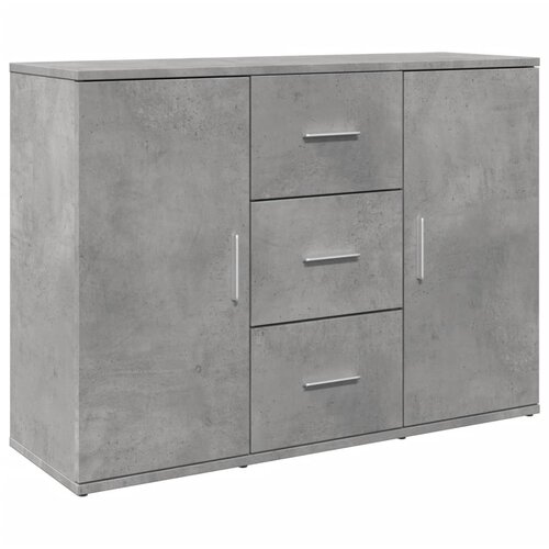 Maison Chic Komoda - Predalnik betonsko siva 90,5x29,5x65 cm inženirski les, (21718185) Slike
