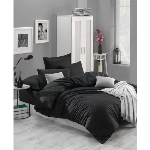 Lessentiel Maison komplet posteljina Fresh Color, 200x220 cm, 240x260 cm, Crna Cene