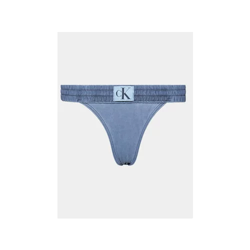 Calvin Klein Swimwear Spodnji del bikini KW0KW02065 Mornarsko modra