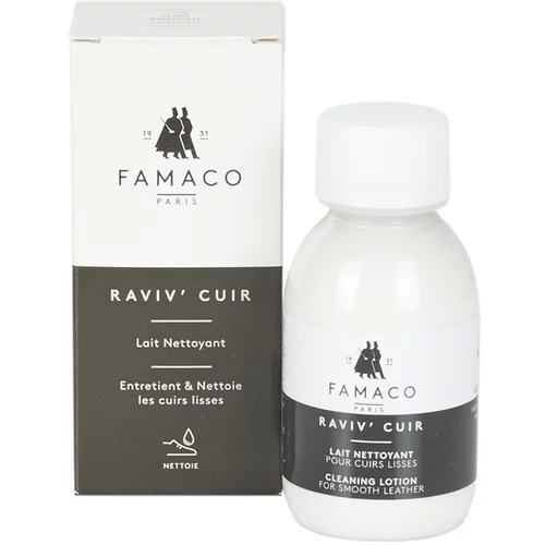 Famaco flacon lait nettoyant "raviv cuir" 100 ml bijela