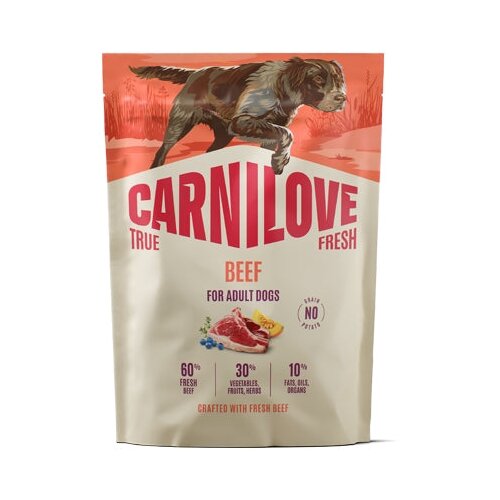Carnilove Dog True Fresh Adult, briketi - govedina 1,5 kg Cene