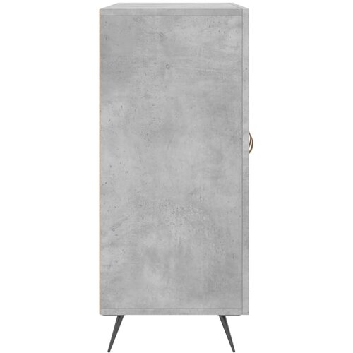  Komoda siva boja betona 90x34x80 cm od konstruiranog drva Slike