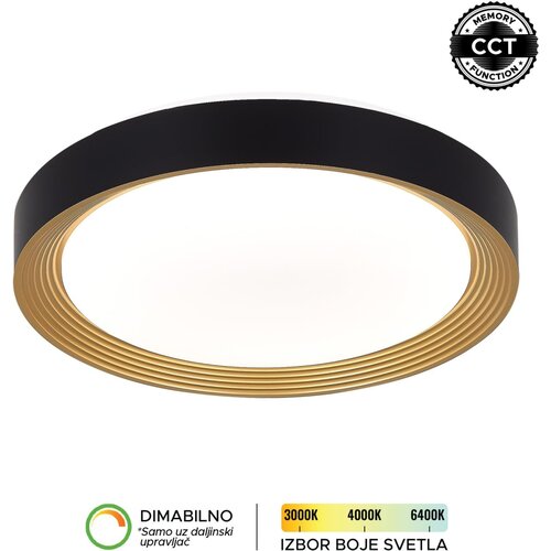 Forma LED plafonjera LP-405-54R BK+SG Cene