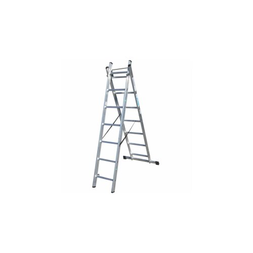 Elkop dvodelne aluminijumske merdevine 2x7 - 3m Slike