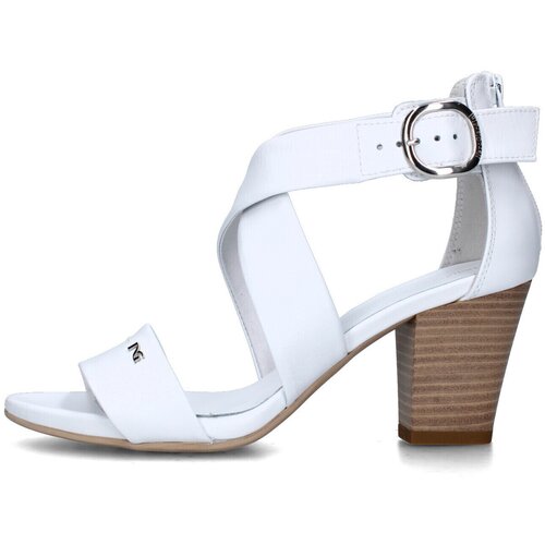 Nero Giardini Sandali &amp;amp; Odprti čevlji E410380D Bela Slike