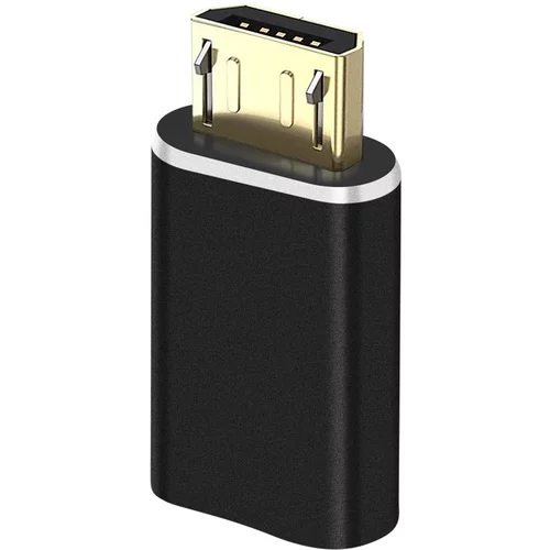AVIZAR Ženski adapter za polnjenje Lightning v moški mikro-USB - crn, (21123569)