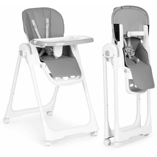 ECO TOYS ecotoys stolica za hranjenje - dark gray Slike