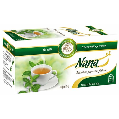 Kirka čaj Nana filter, 20 gr Cene