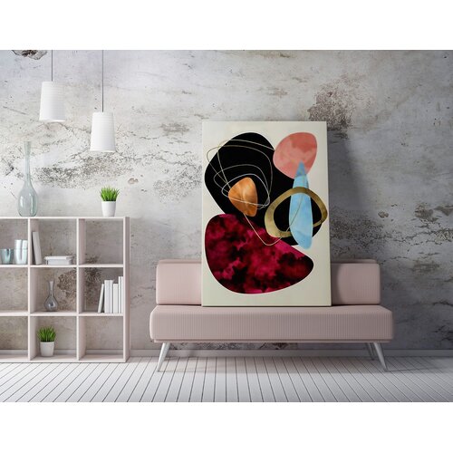 Wallity Slika na zidu na platnu 70x100cm Cijene