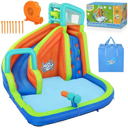 Bestway vodeno igrali&amp;scaron;te H2O Go 365x320x270cm tobogan i bacač 53408 Slike