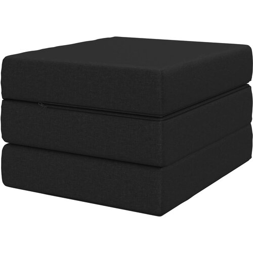 SOFA na razvlačenje 75 x 63 x 45 cm Crna Slike