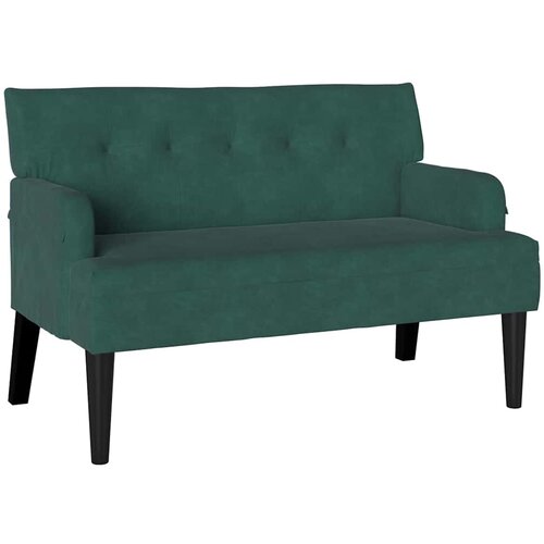  Chesterfield klupa Tamnozelena 112 x 65,5 x 75 cm Bar&amp;scaron;un Slike