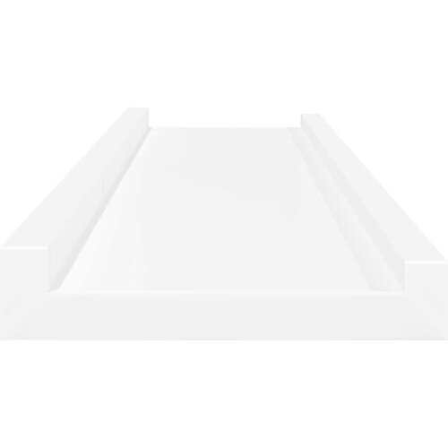  Zidne police za fotografije 2 kom bijele 80 x 9 x 3 cm MDF Slike